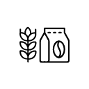 Harinas, leche en polvo y café molido